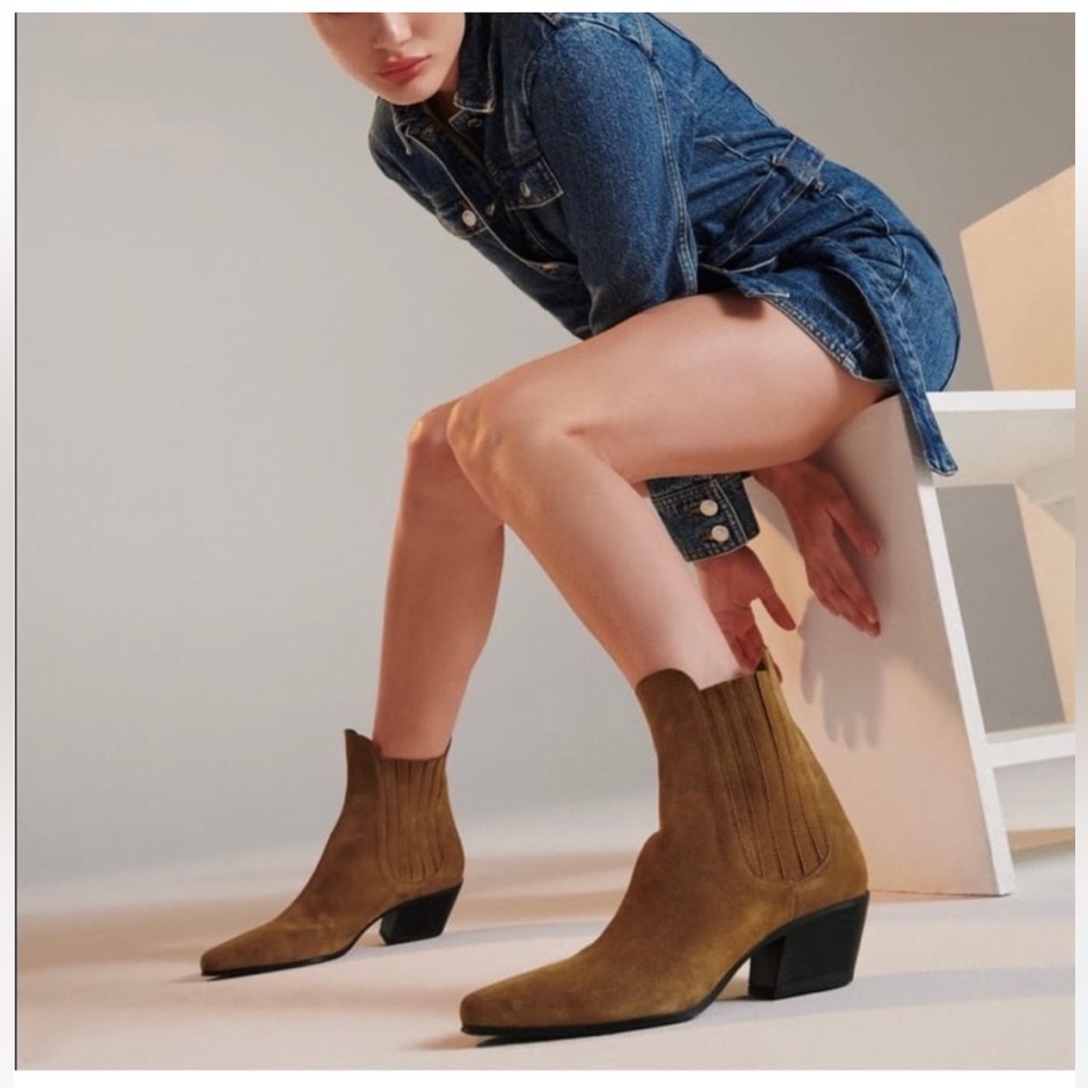 Zara Brown Ankle Boots